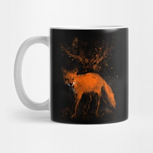 Fox and Owl - Nocturnal Animals Mug